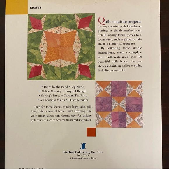 Beautiful Foundation-Pieced Quilt Blocks Book by Mary Jo Hiney - Picture 2 of 16